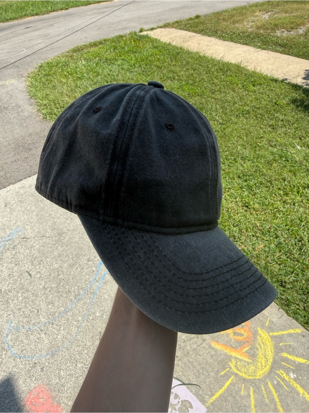 Grey Classic Cotton Baseball Cap - Unbranded